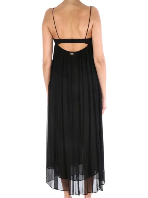 LONG DRESS TWIN SET | 261TT263000006 NERO